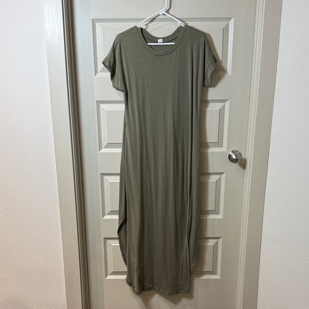 Olive Green Maxi Dress
